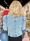 Puff Sleeve Denim Jacket