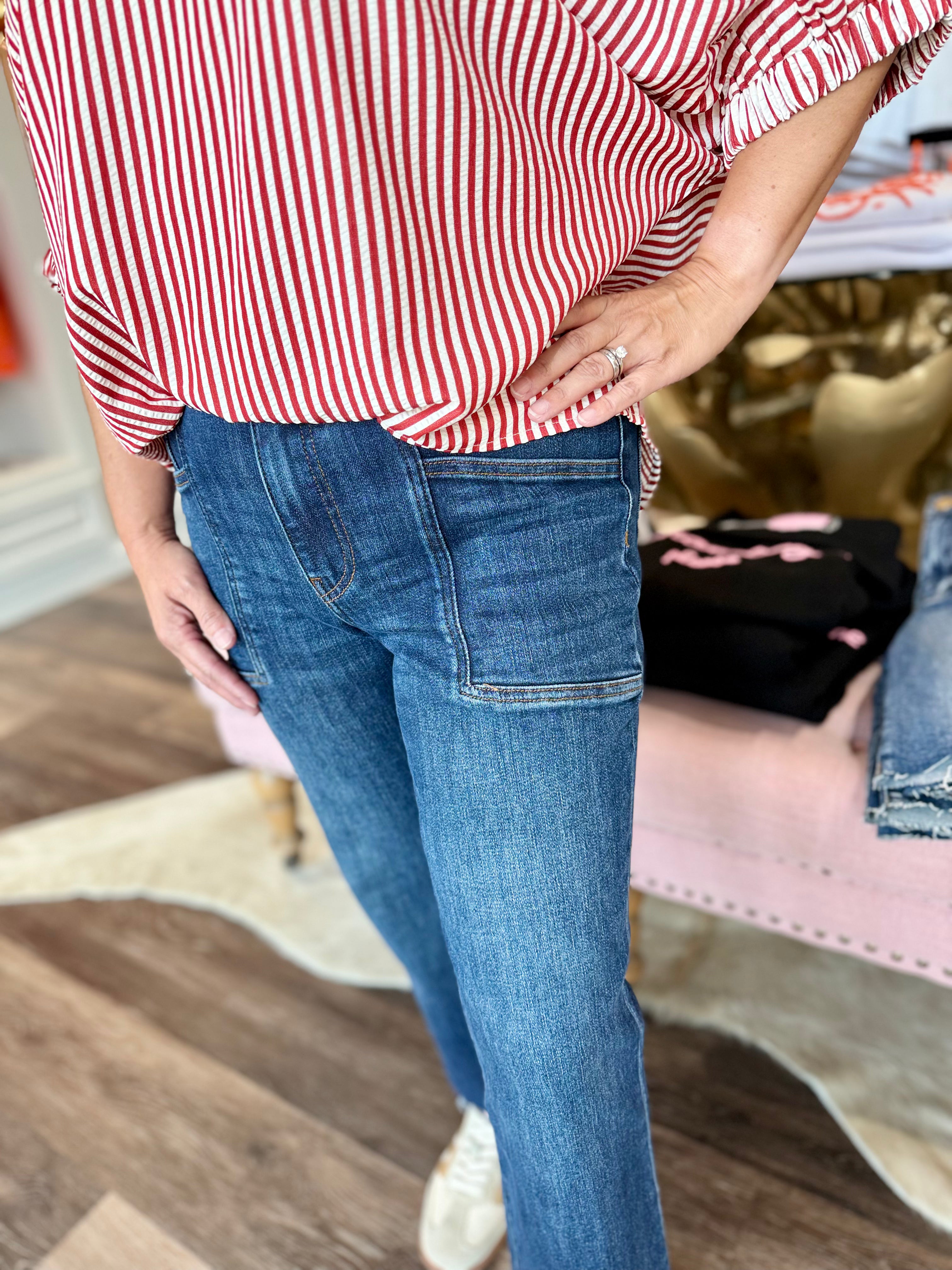 High Collar V Neck Top