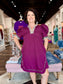 Merlot Cheetah Dress