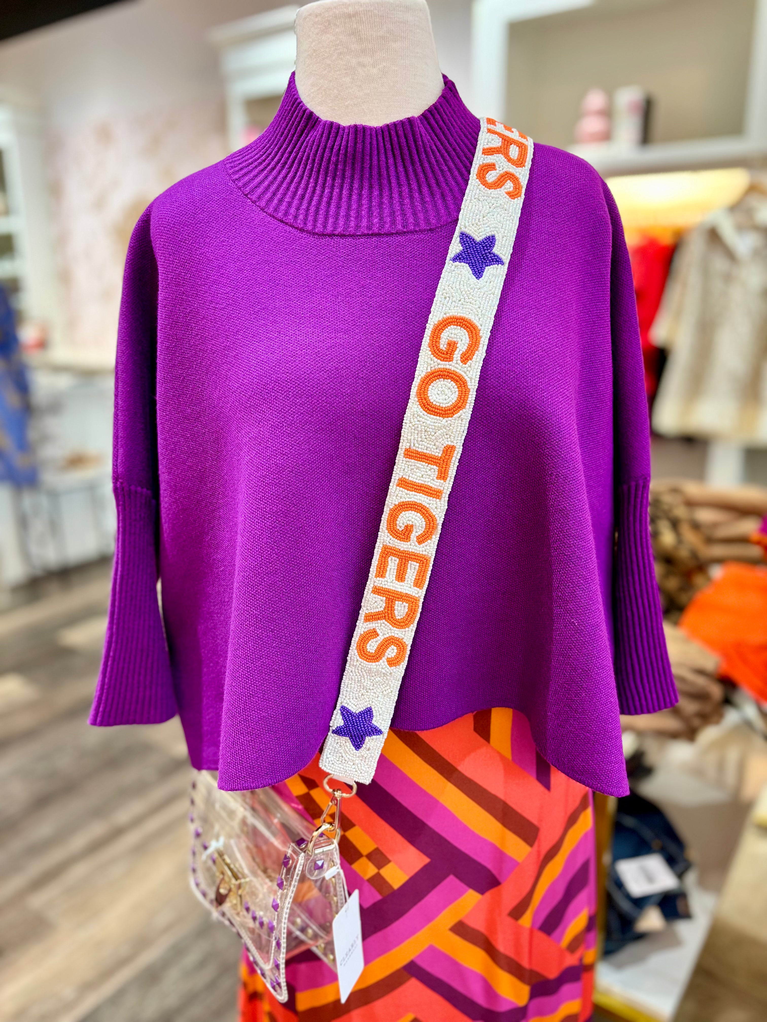 Clemson Go Tigers Purse Strap: Only Strap