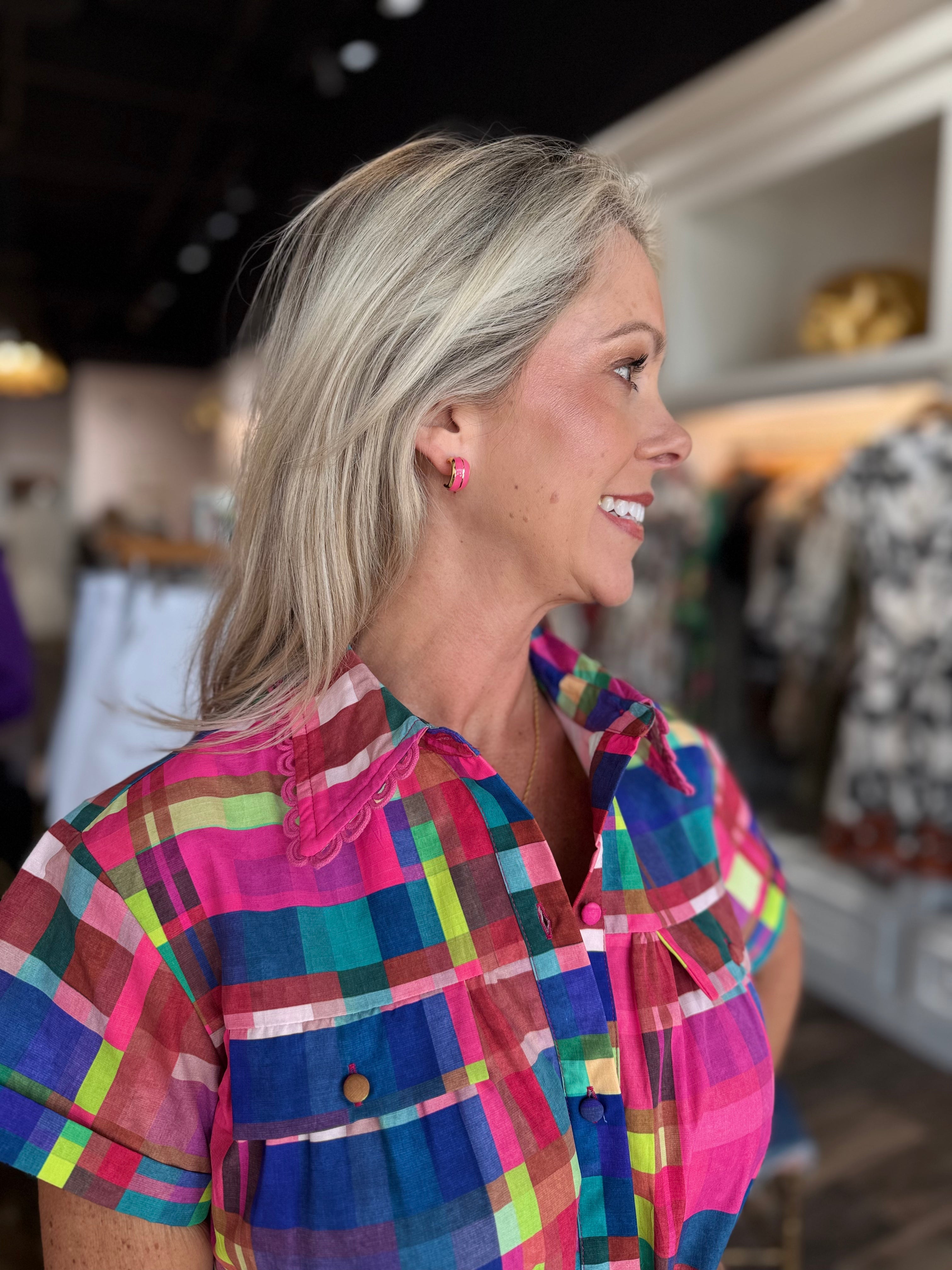 Alden Adair Rachel Dress Circus Plaid