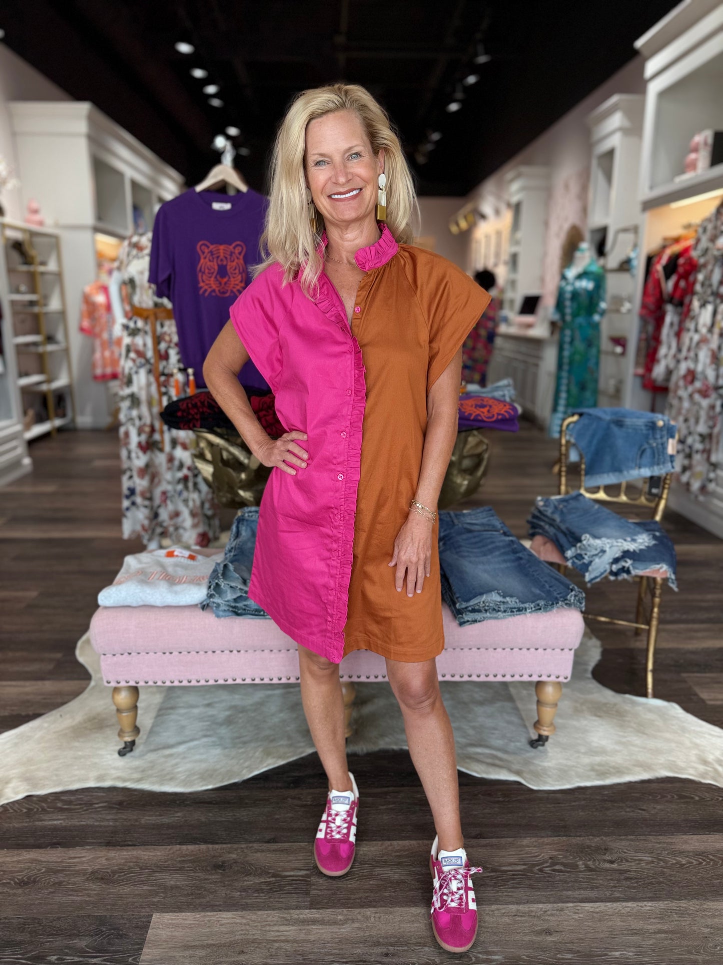 Alden Adair Margot Dress ColorBlock
