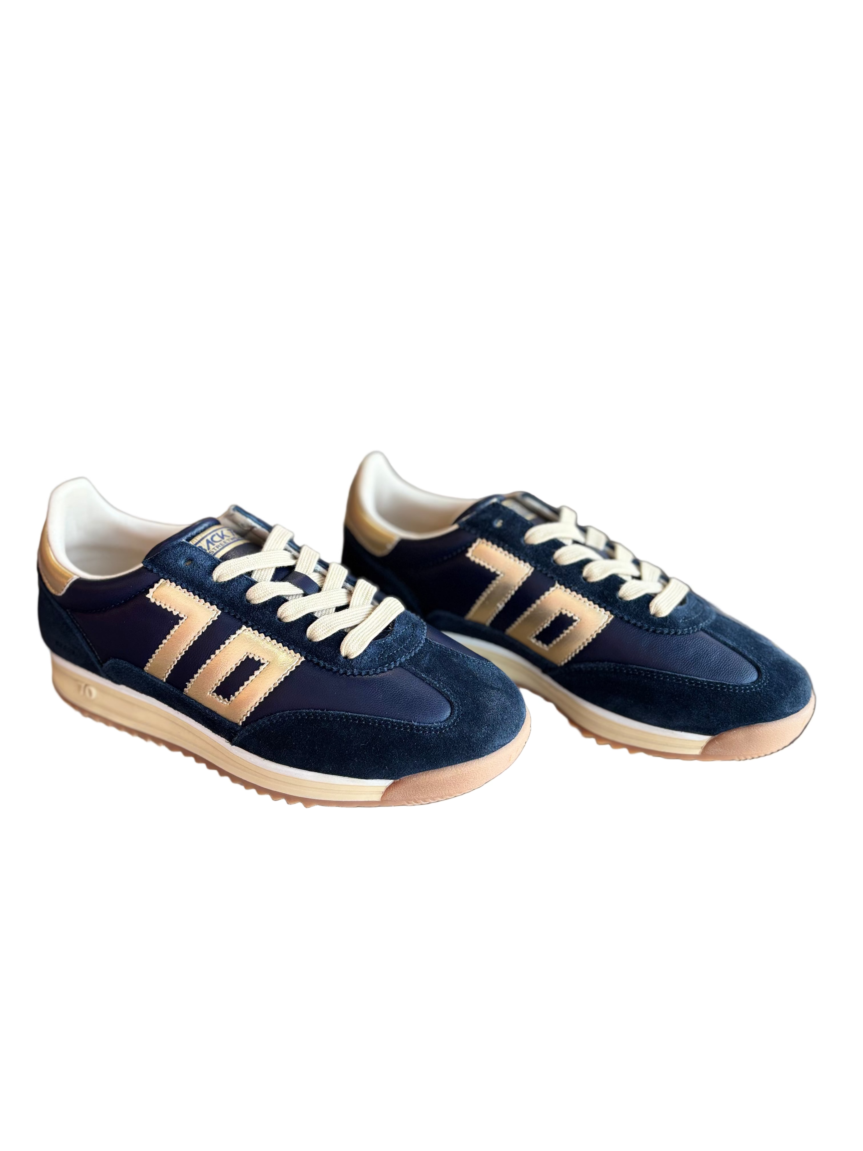 Back 70 JOGGER N in Navy Gold Sneakers