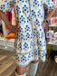 Victoria Dunn Clara the Label Beatrice Azure Bloom Mini Dress
