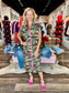 Alden Adair Belle Dress Neon Camo