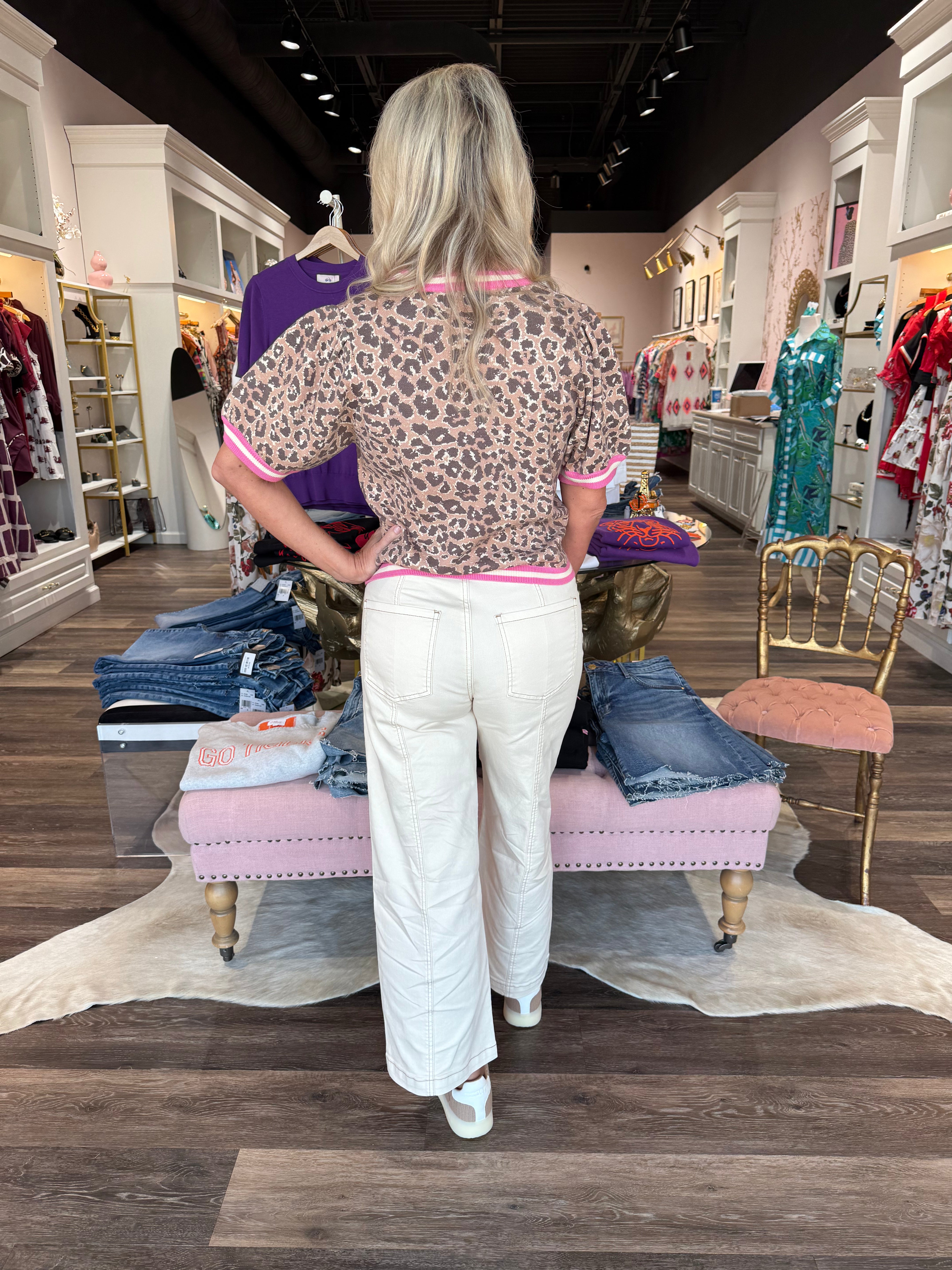 Kut Meg High Rise Wide Leg w/ Welt Pockets