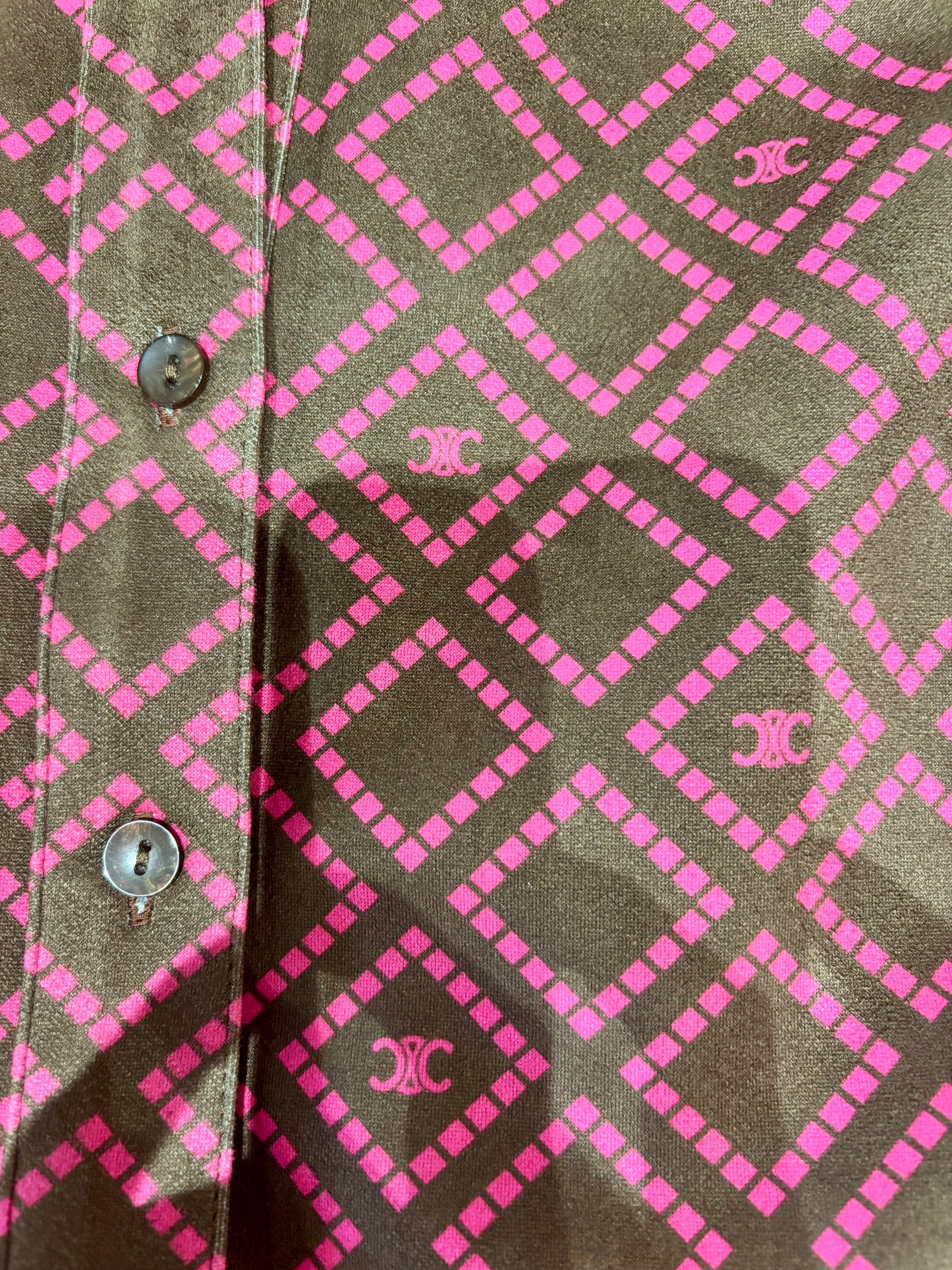 Boho Chic Dress Chocolate/ Pink