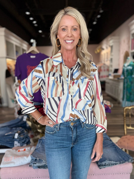 Lysse Yesenia Roll Tab Utility Shirt