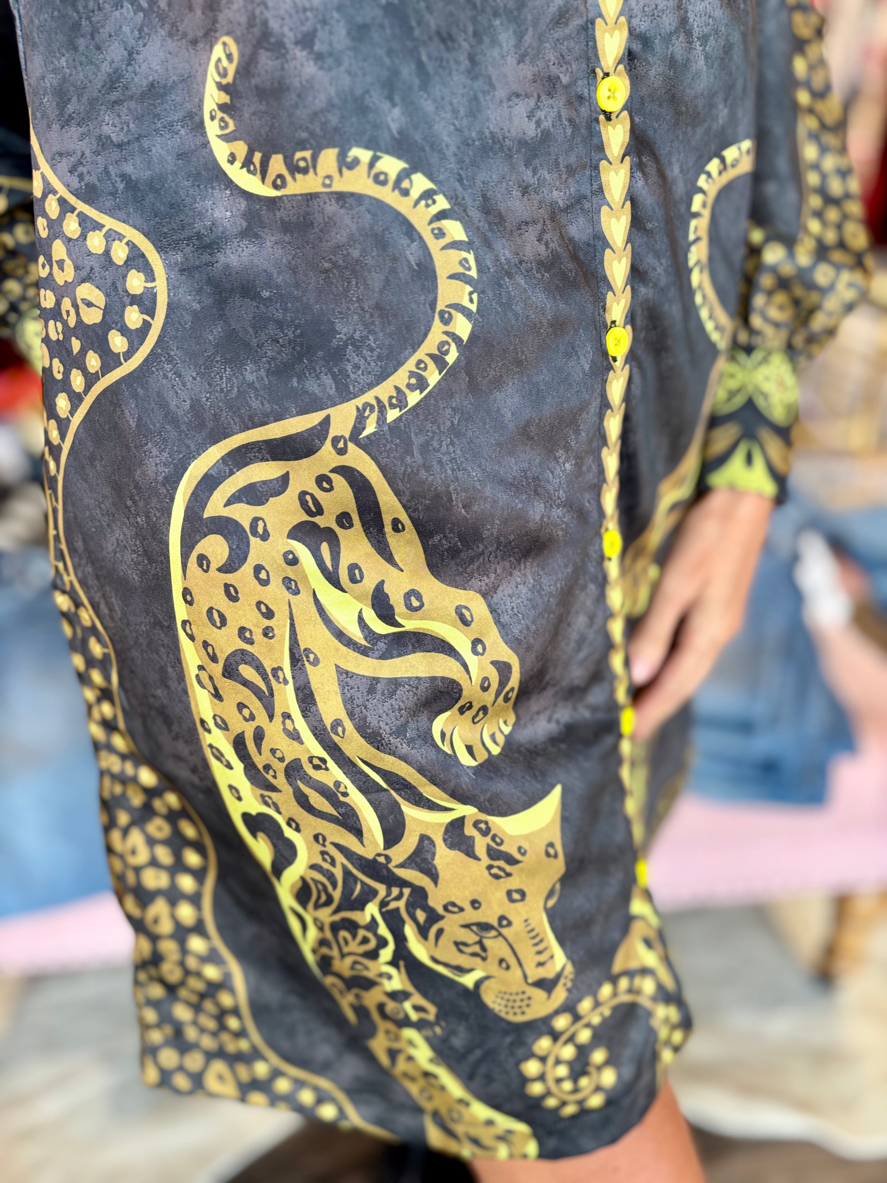 Alden Adair Nora Dress Pouncing Panther