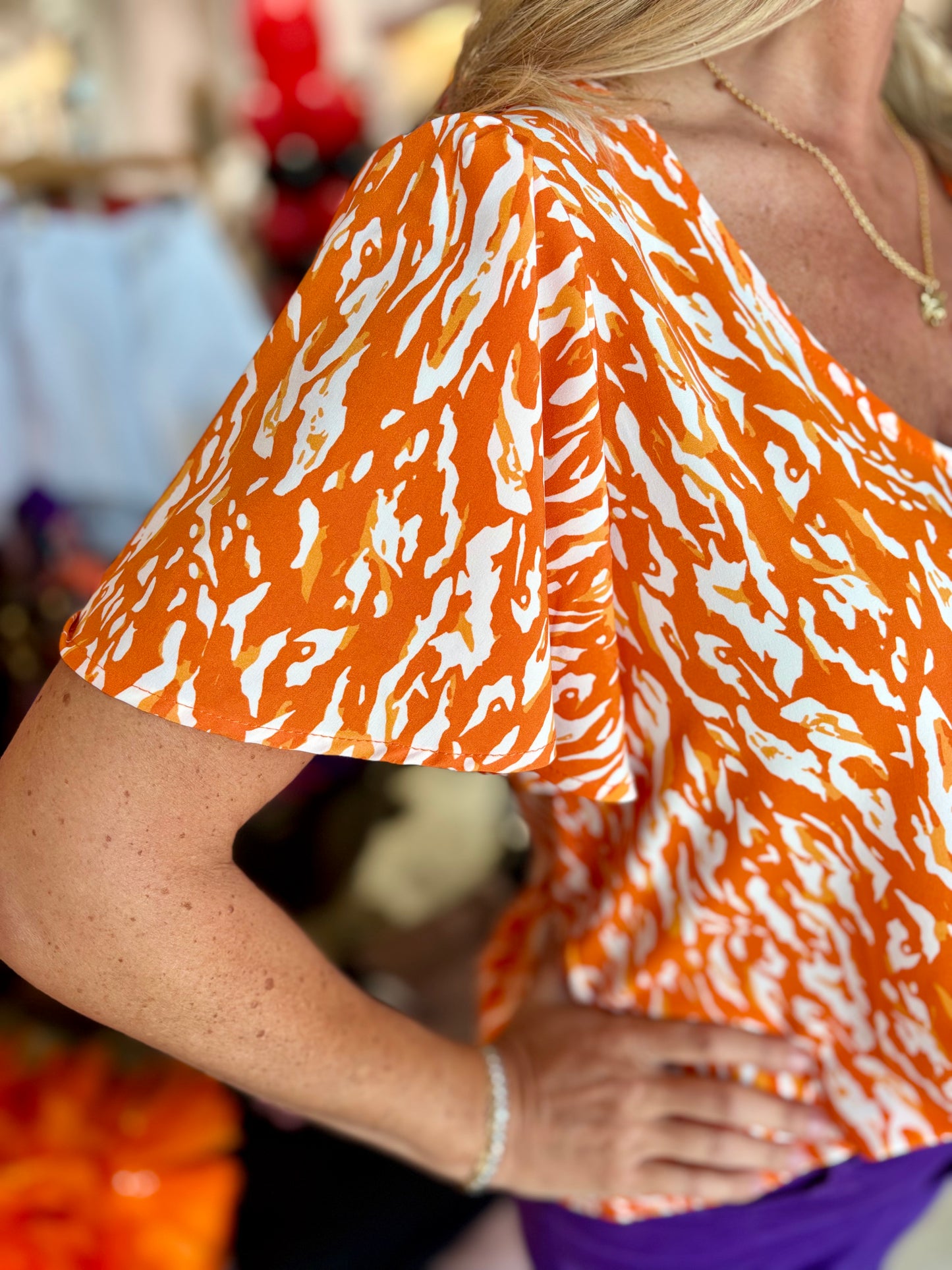 Tiger Tail Orange Top