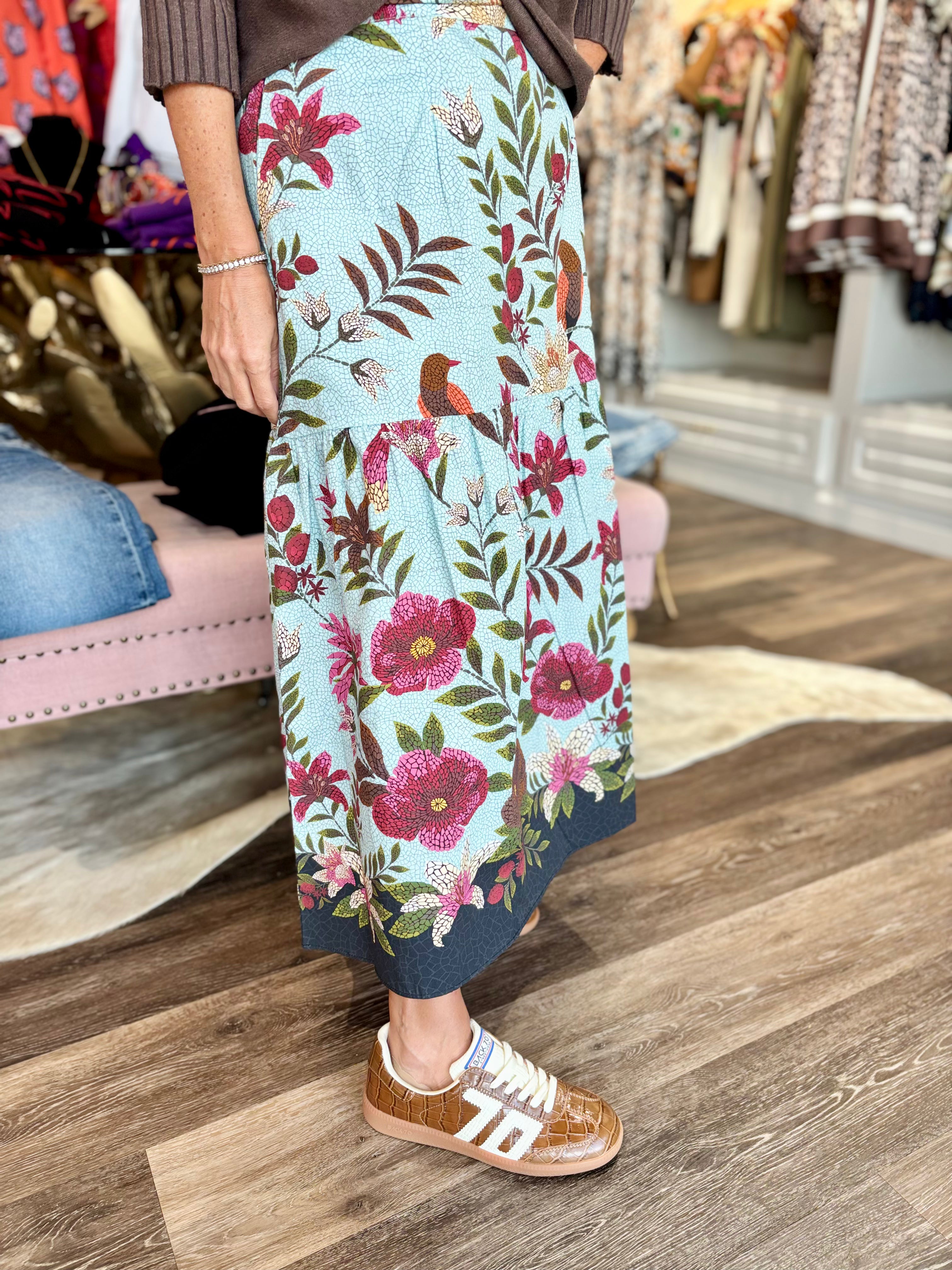 Maude Vivante Ada Skirt Opal Mosaic