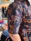 Collared Tiger Print Mini Dress