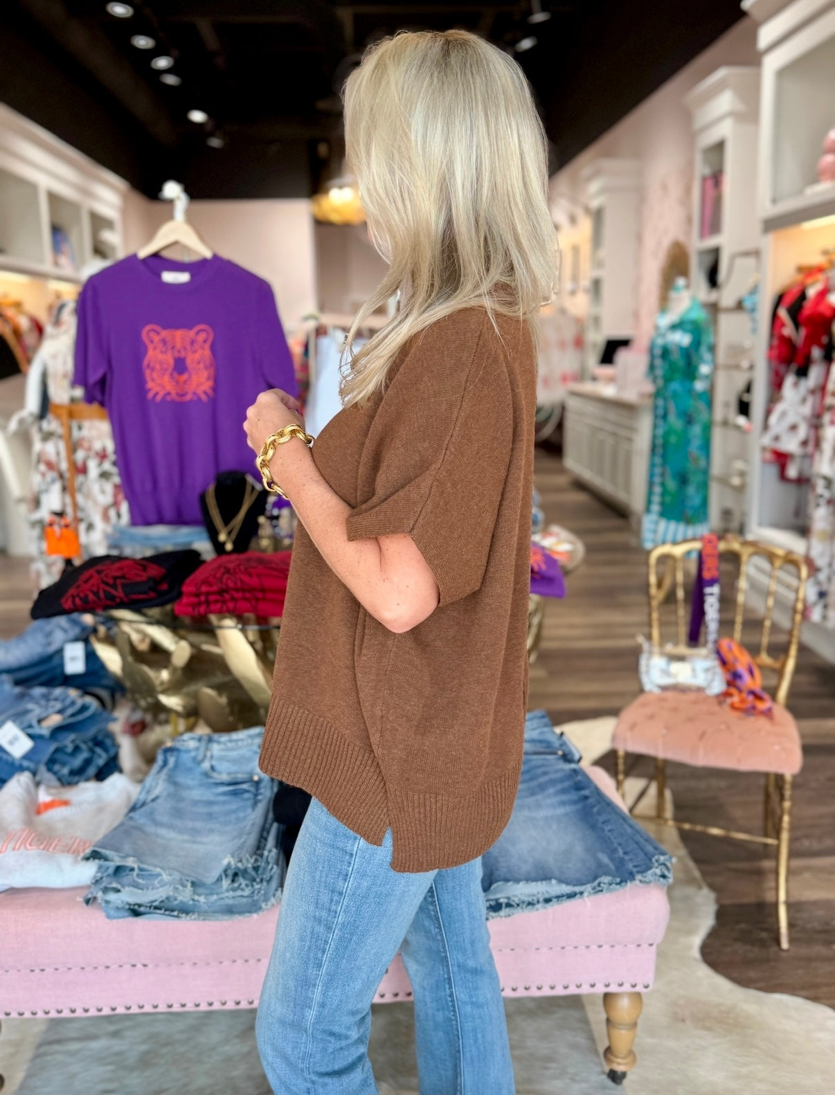 Kerisma Gwyneth Caroline Top Espresso