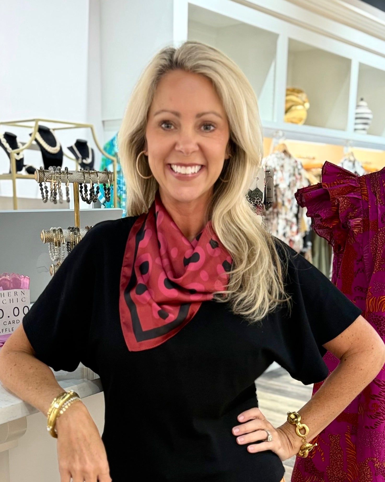 Gamecocks Bandana Gameday Scarf  Cheetah