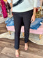 Charlie B Gutsy Crepe Slim Dressy Pant in Back