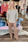 Charlie B Metallic Cable Knit Sweater