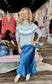 Charlie B Mock Neck Sweater Lt Grey