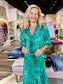 Jade Tie Blouse Green Pathways