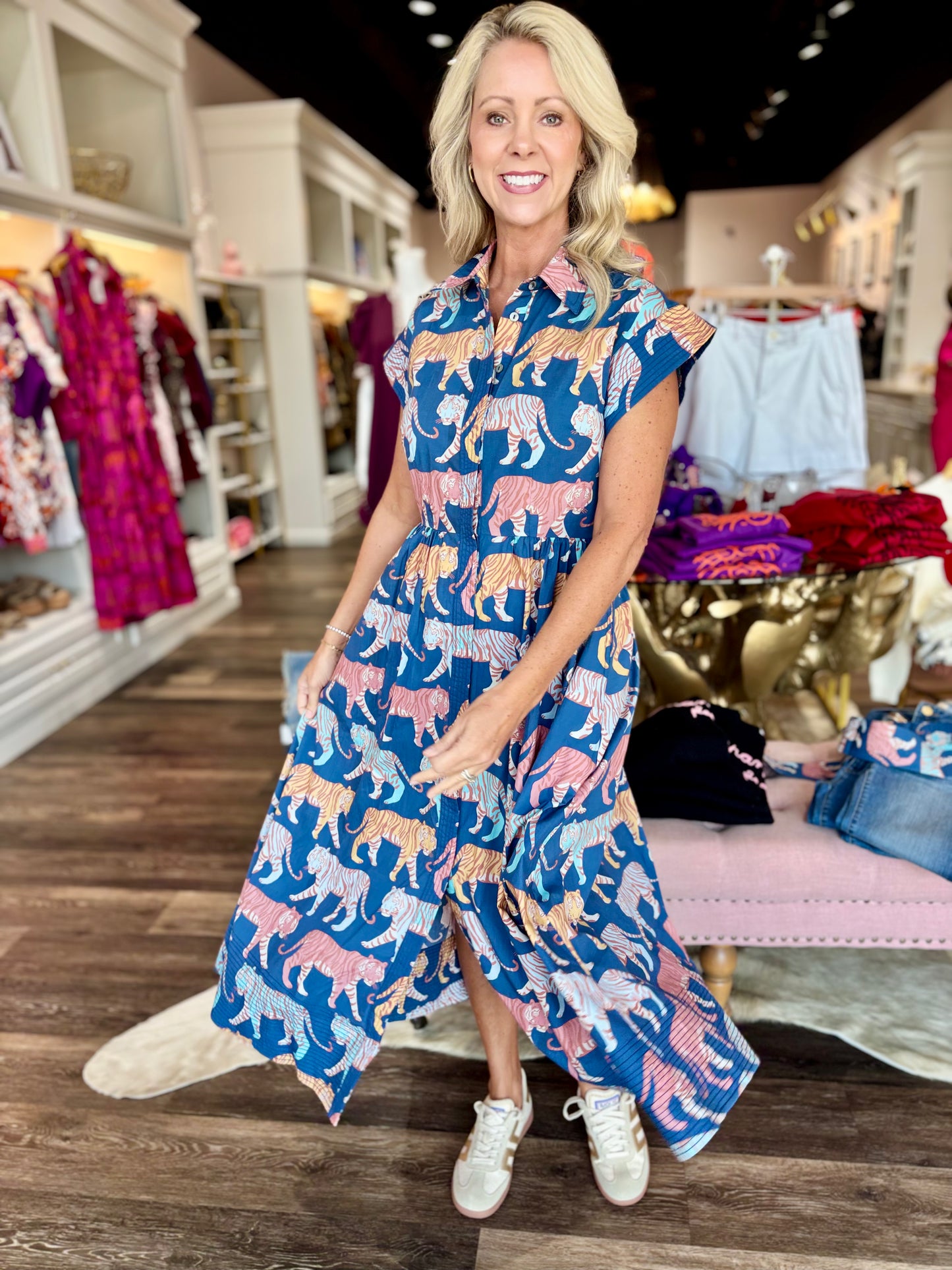 Oliphant Shirt Dress Raj Navy