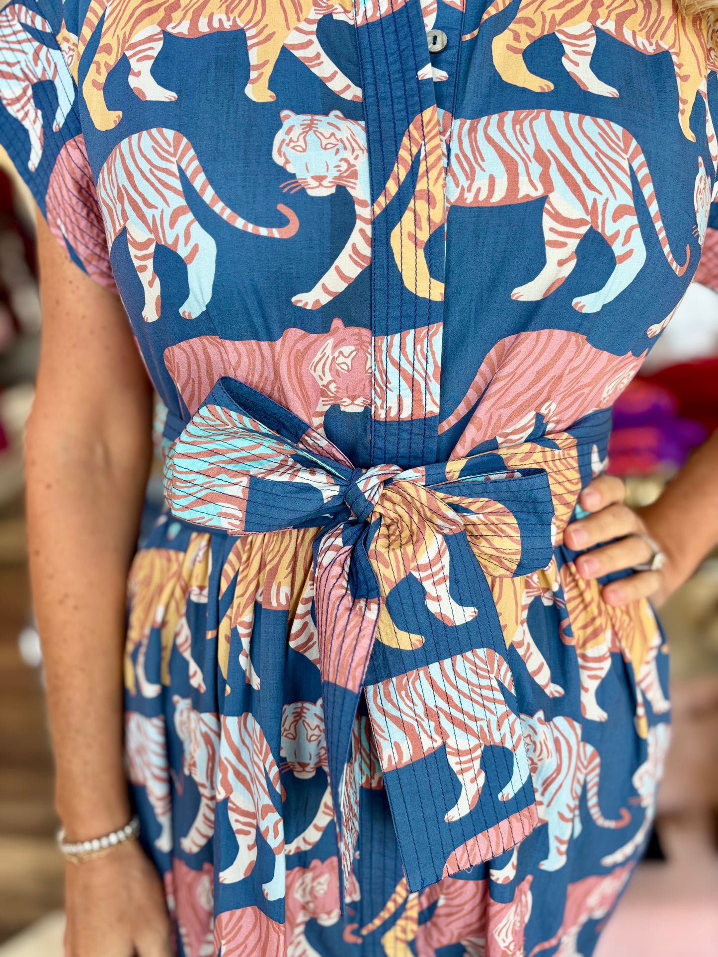 Oliphant Shirt Dress Raj Navy