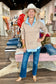 Charlie B V-Neck Fooler Sweater Oat Flecks
