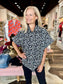 Boho Chic Animal Print Textured Jacket