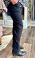 Tribal Signature Every Body Ponte Slim Cigarette Pull-On Pants Black