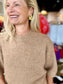 Charlie B Elbow Sleeve Balloon Shape Sweater Sesame