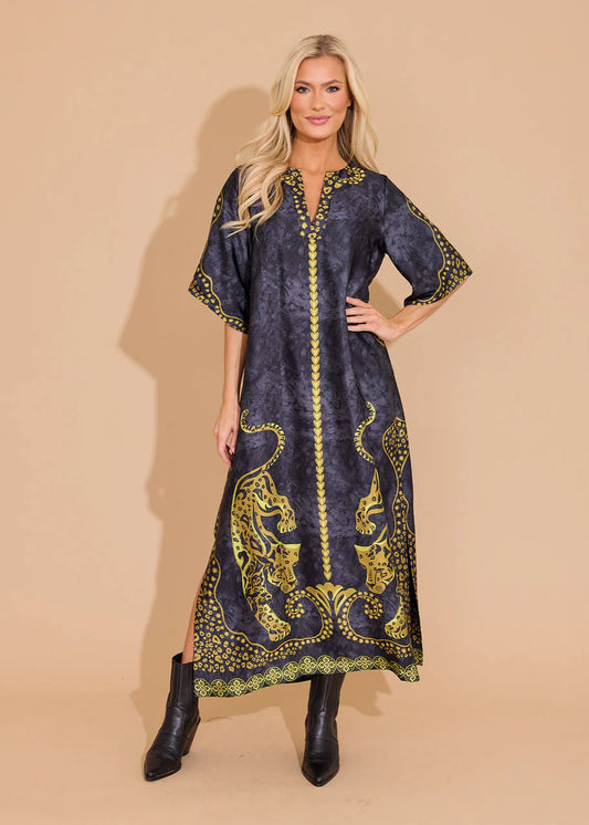 Alden Adair Delaney Dress Pouncing Panther