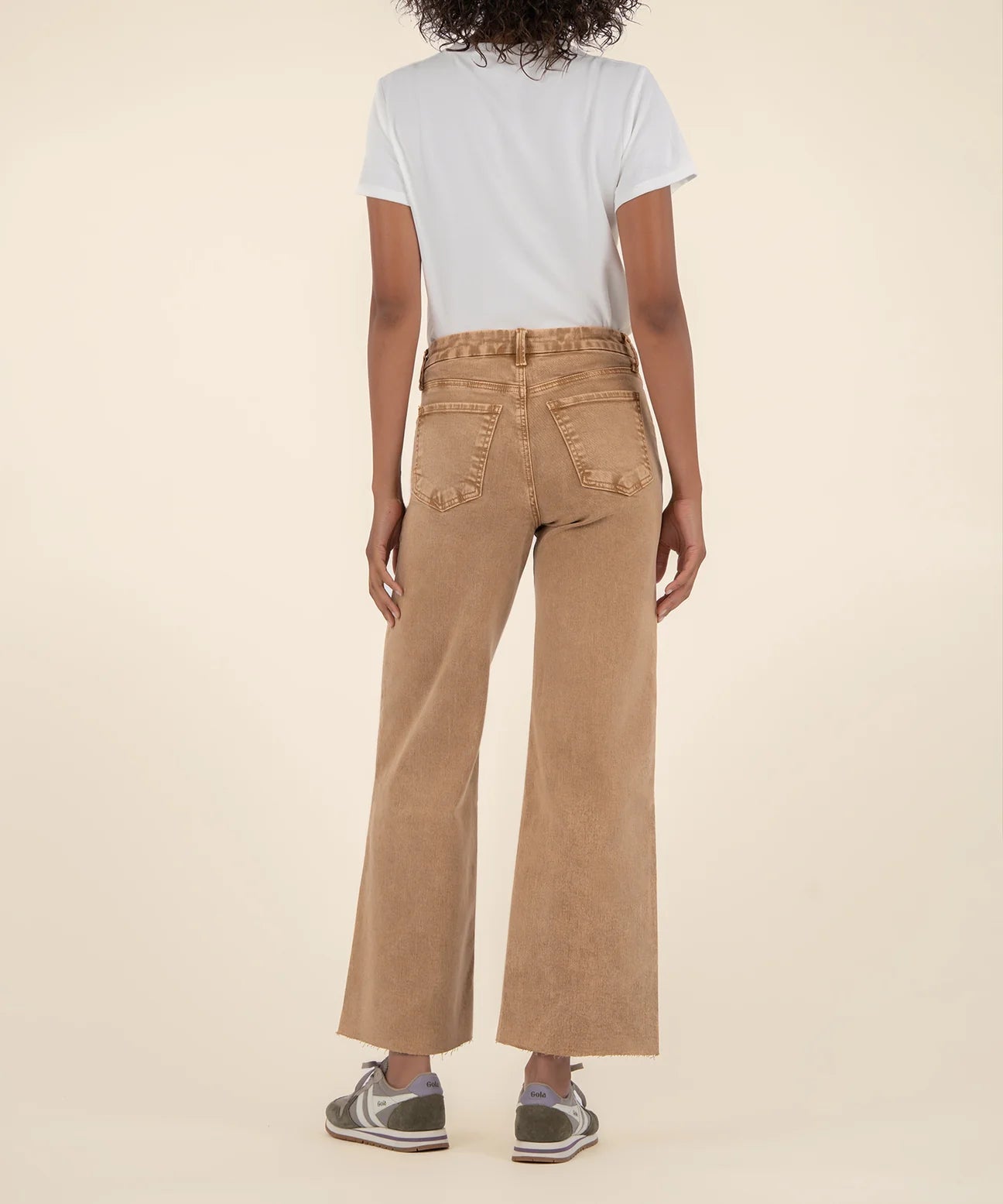 Kut Meg High Rise Wide Leg Chestnut