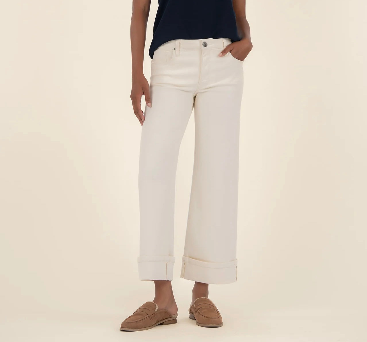 Kut Meg High Rise Wide Legs Candle