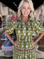 Brooks Avenue Banyan Puff Sleeve Dress - Camo