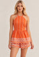 Contrast Polka Dot Print Set