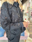Charlie B Long Sleeved Fancy Chiffon Buttoned Shirt Black