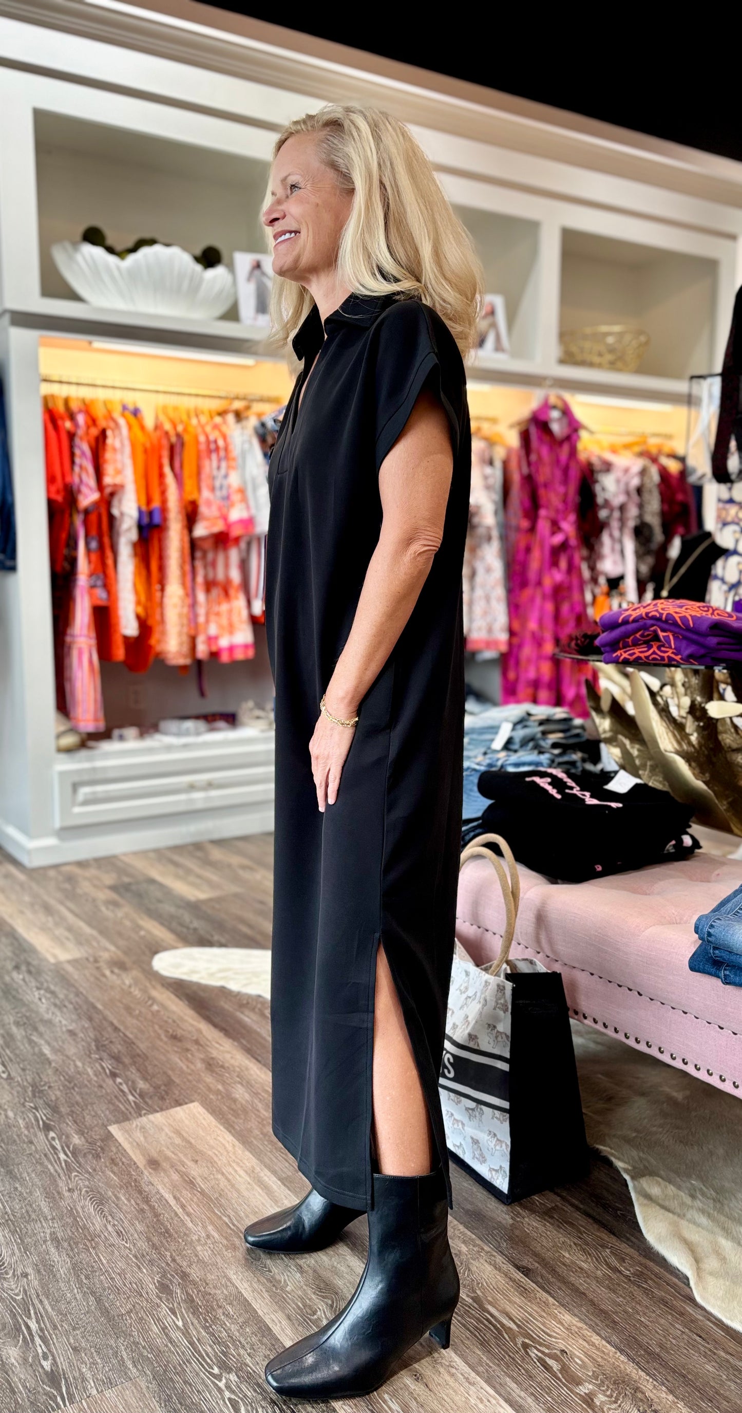 Black Midi Dress