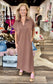 Taupe Midi Dress