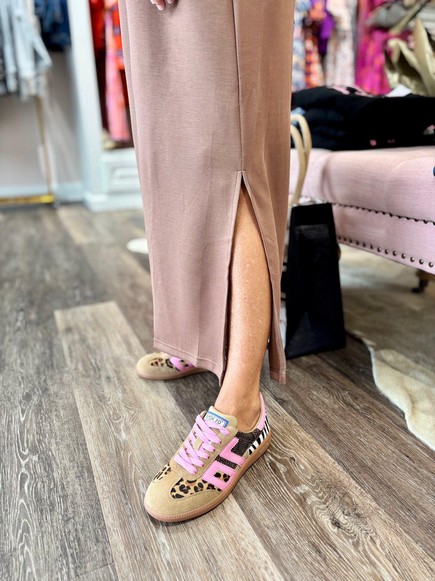 Taupe Midi Dress
