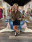 Emily McCarthy Long Sleeve Poppy Tiger Jacquard
