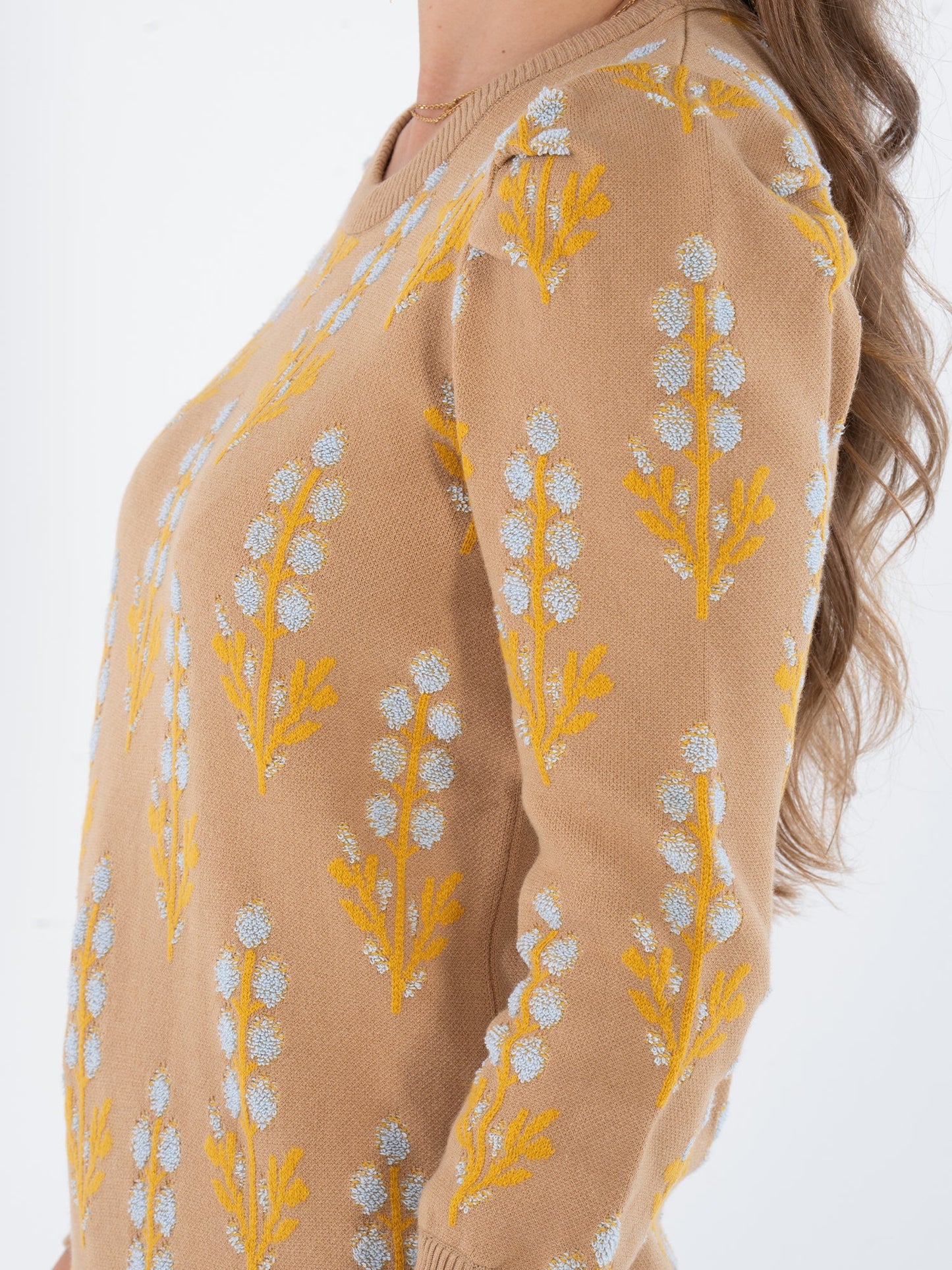 Emily McCarthy Julia Sweater Bluebonnet