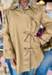 Asymmetric Bow Tie Closure Coat