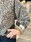 Leopard Half Zip