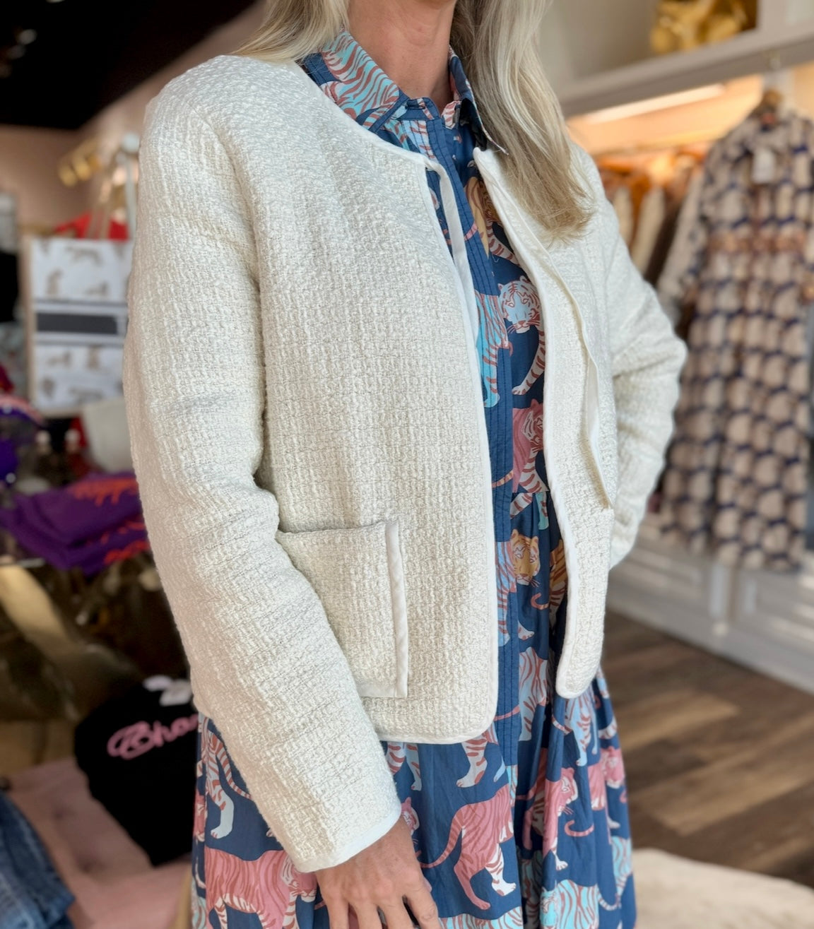 Brooks Avenue Rosy Jacket - Vintage Off White