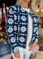 Brooks Avenue Rosy Jacket - Denim Embroidered