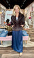Faux Fur Coat Leopard Brown