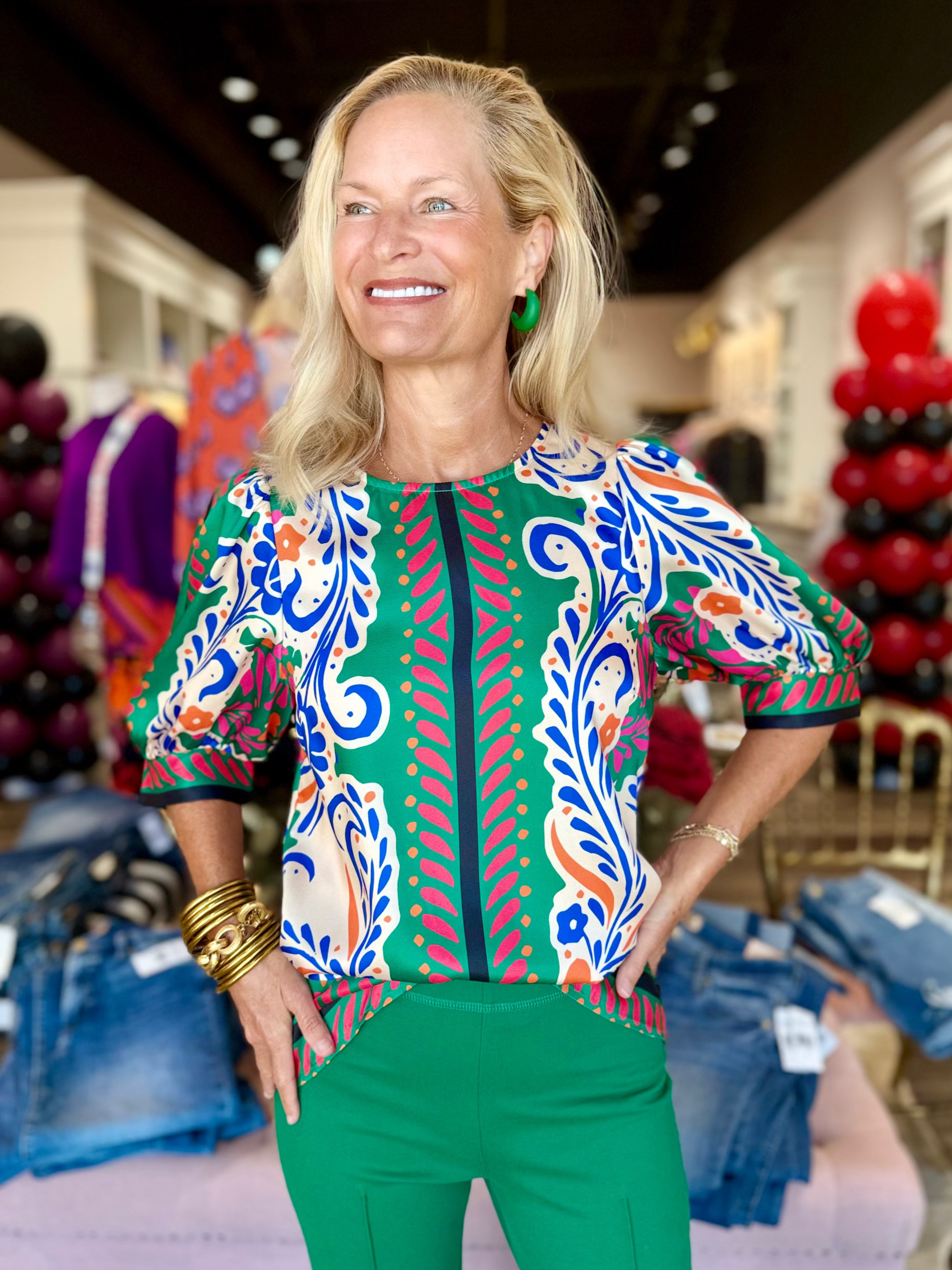 Jade Top Artistic Scarf
