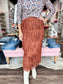 Fringes Skirt Brick