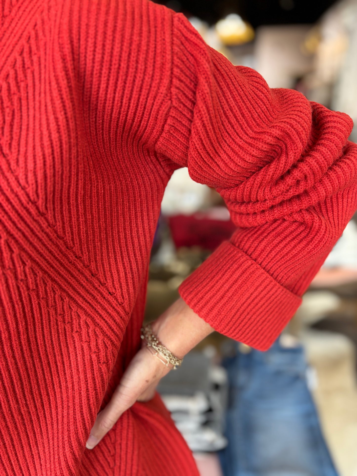 Lysse Hyacinth Cozy Rib Scallop Edge Pullover Sweater