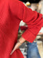 Lysse Hyacinth Cozy Rib Scallop Edge Pullover Sweater