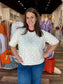 Esqualo Beige Classic Knit Top