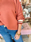 Half Zip Rust